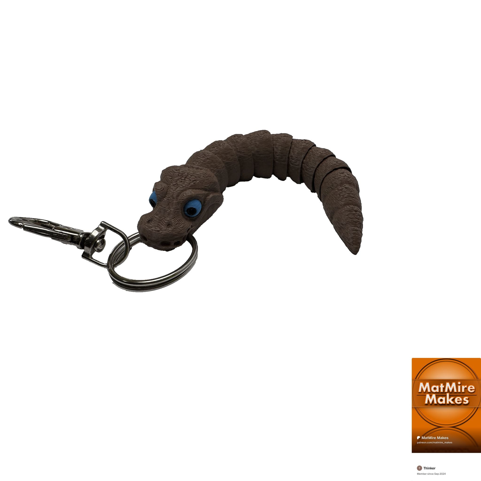 Wiggly Winston KeychainWiggly Winston Keychain